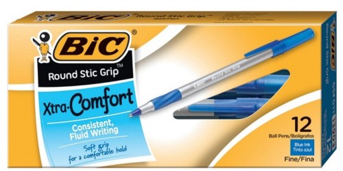 BIC Ballpoint Pens 12-Pack Only $1.30 Shipped + More