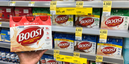 BOOST Nutritional Drinks 6-Packs Only $2.49 Each After Walgreens Rewards