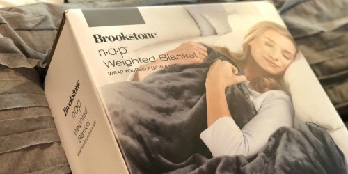 Brookstone Weighted Blanket Only $69.99 Shipped (Regularly $150) – Great for Anxiety & More