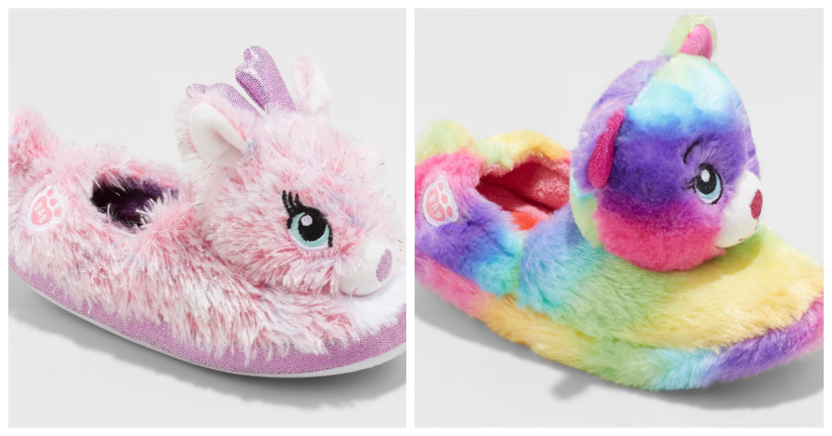 Build-a-Bear Kid's Slippers Only $9.94 - Hip2Save