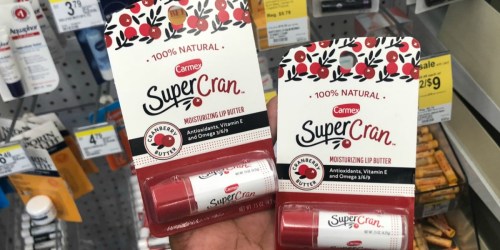 Carmex SuperCran Lip Butters Only 49¢ Each After Walgreens Rewards (Regularly $4)