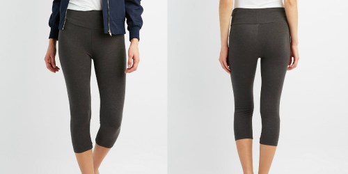 Charlotte Russe Cropped Leggings Only $3.99 Shipped (Regularly $9)