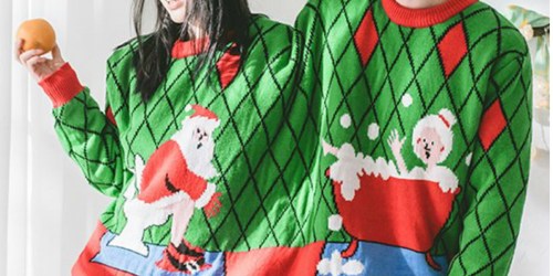 Up to 70% Off Ugly Christmas Sweaters, Leggings & More