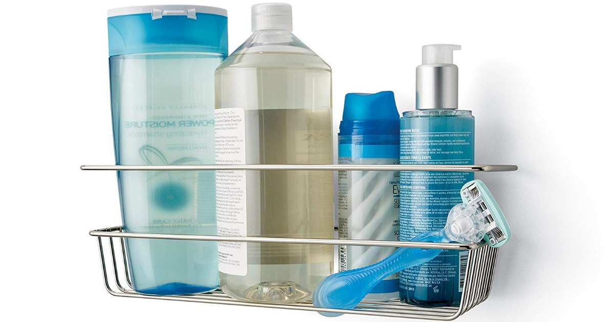 Command Satin Nickel Shower Caddy Just 5.53 + More