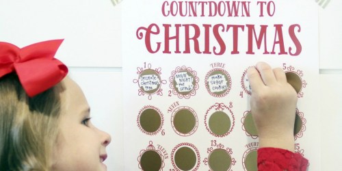 Countdown to Christmas Customizable Scratch-Off Advent Calendar Only $16.49 Shipped