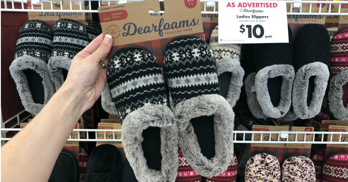 Dearfoams Slippers Only $10 at Big Lots 