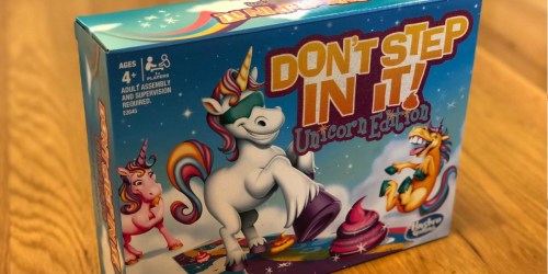 Amazon Exclusive Hasbro Don’t Step In It Game Unicorn Edition Game Only $19.57 Shipped