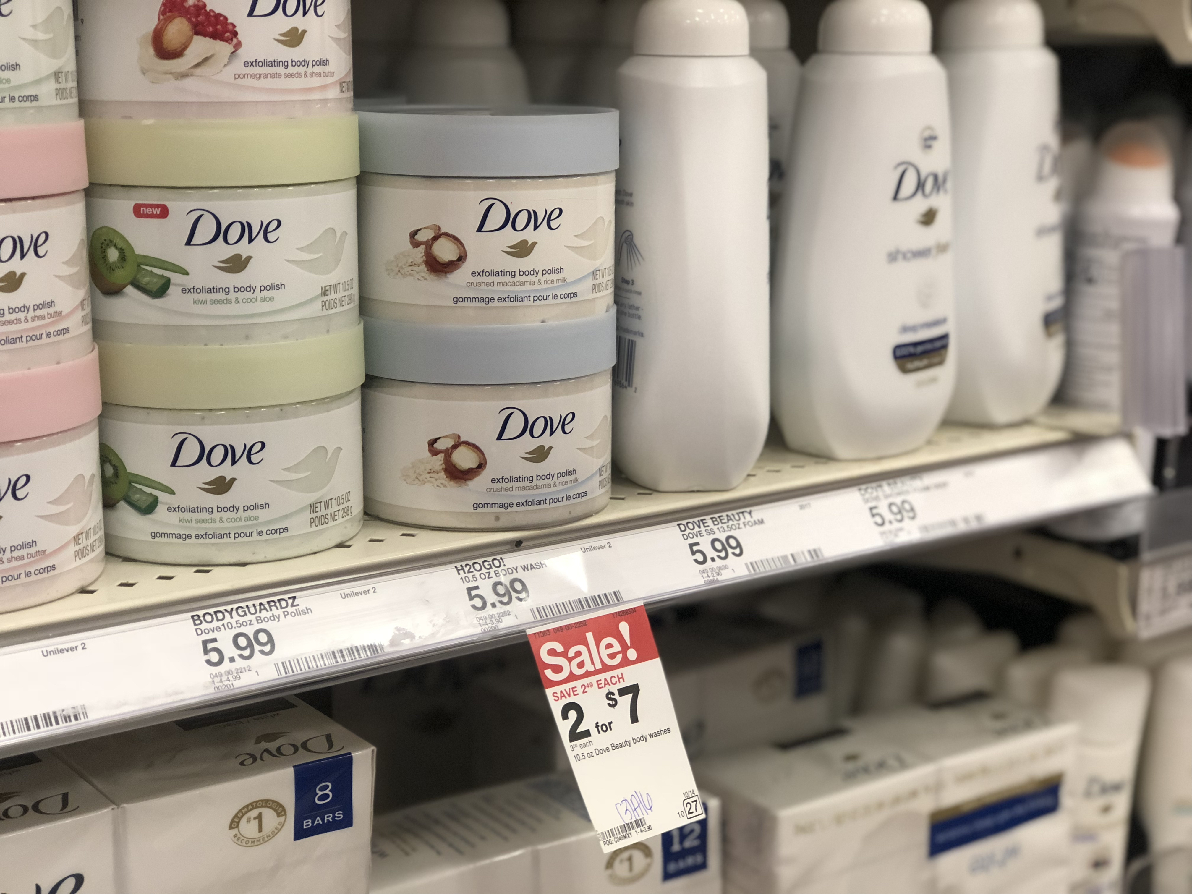 target & walgreens deals, coupons, & freebies 10-17-2018 – Dove exfoliating body polish at Target