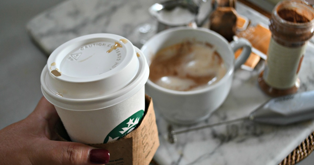 Starbucks Hacks - make a diy starbucks chai latte 