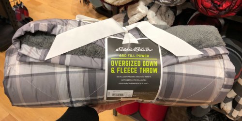 Eddie Bauer Oversized Down Throw Blanket $53.75 Shipped (Regularly $129) + More