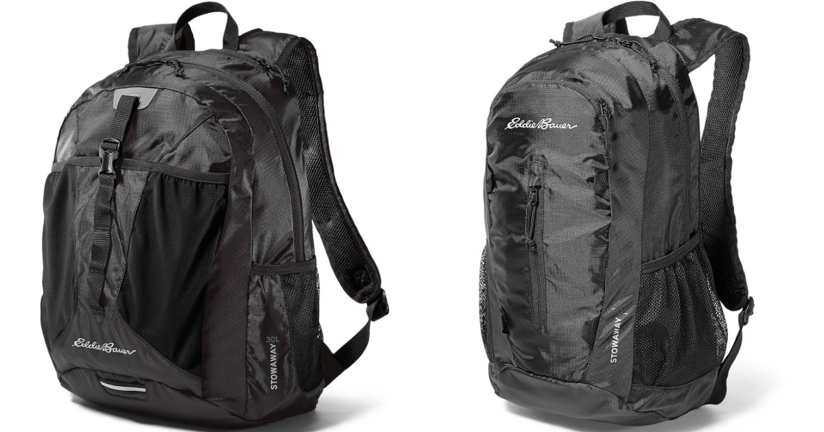 Eddie bauer stowaway outlet backpack review