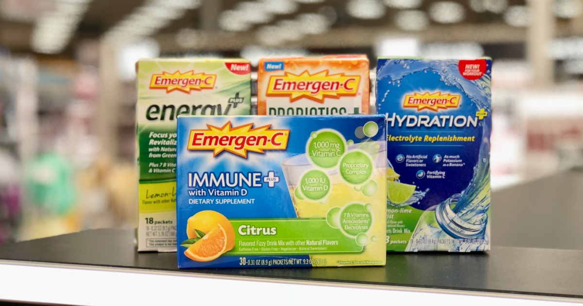 Emergen Up to 75% Off Emergen-C Products at Target - Hip2Save