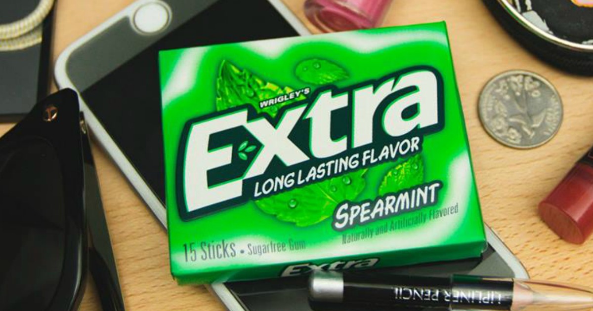 Amazon 10 Packs Extra Sugarfree Gum Only 6.54 Shipped (Just 65¢ Per Pack)