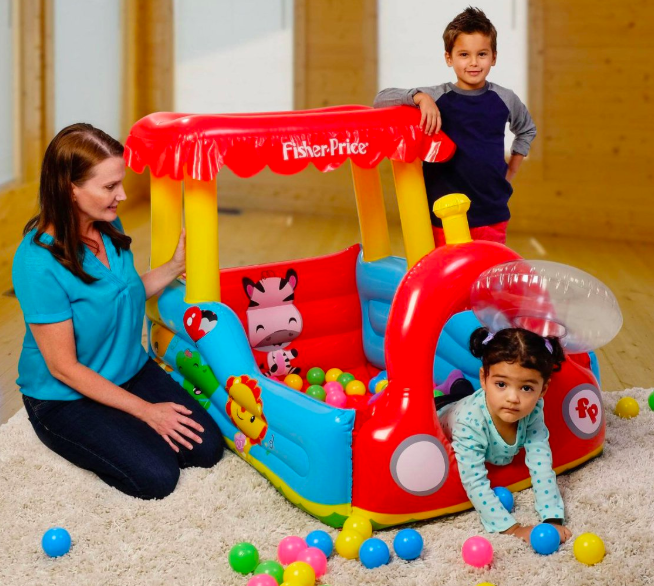 train ball pit fisher price