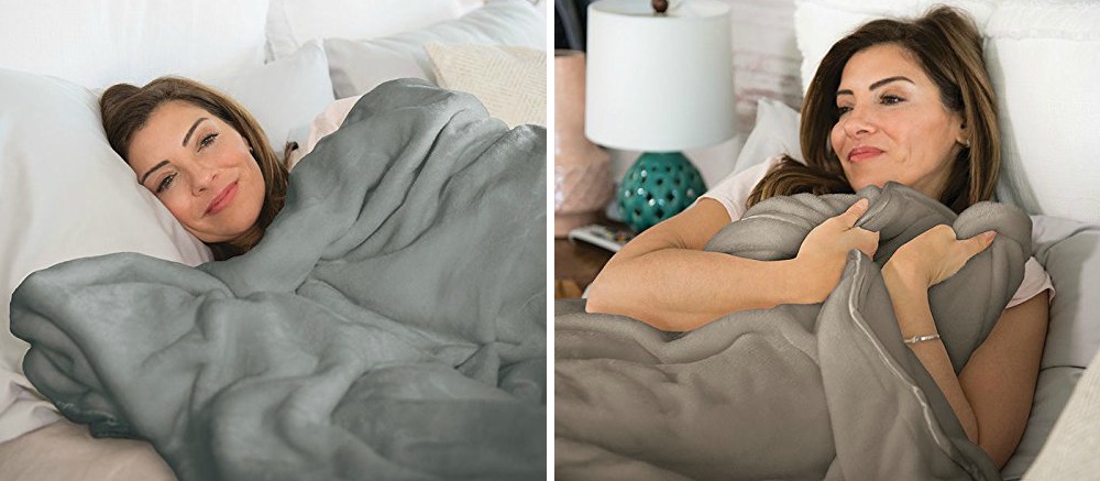 Brookstone Nap Weighted Blanket Only 69.99 Shipped Regularly 150