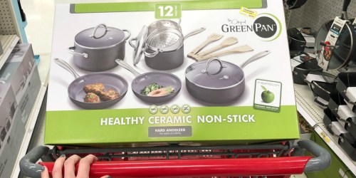 GreenPan 12-Piece Cookware Set Possibly Only $44.98 at Target (Regularly $150) + More