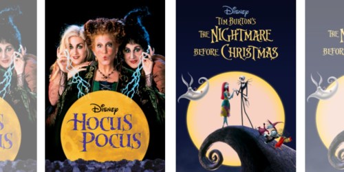 Disney’s The Nightmare Before Christmas or Hocus Pocus Only $4.99 to OWN on iTunes