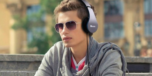 Amazon: IAXSEE Adjustable Headphones Only $12.90 (Four Available Colors)