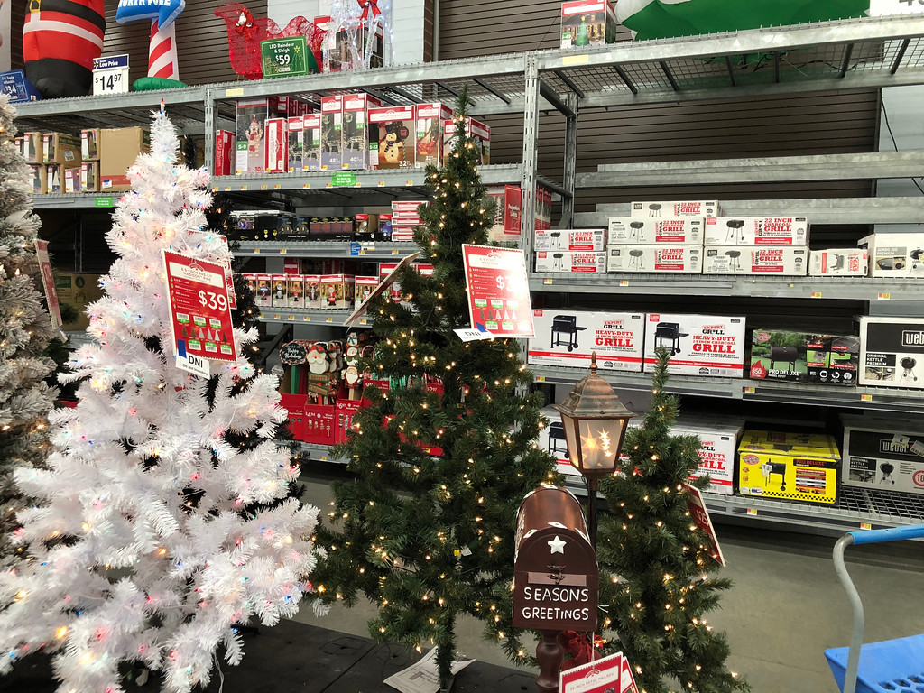 Holiday Time 6.5-ft. Pre-Lit Artificial Christmas Tree Just $39 Shipped