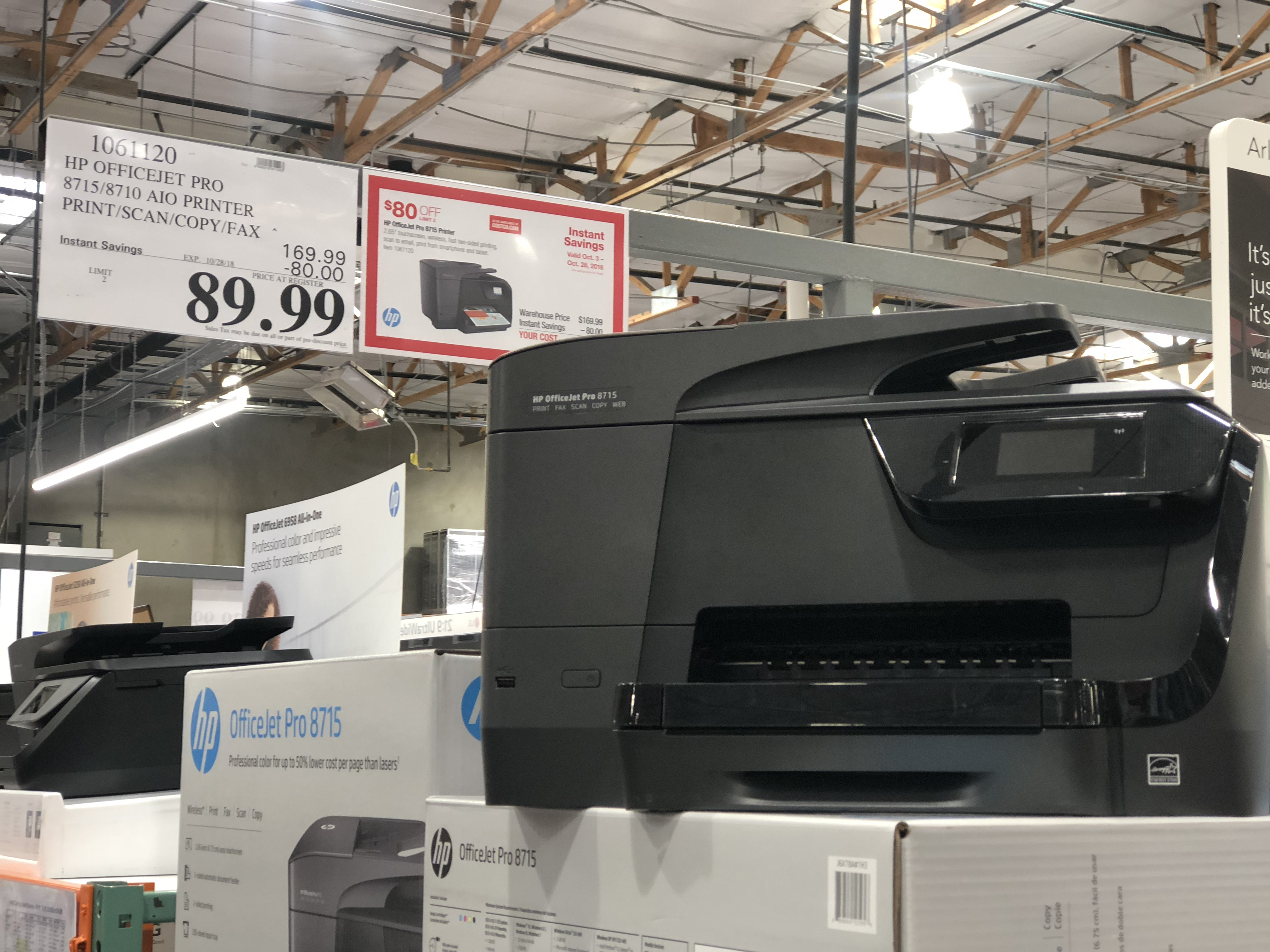 Costco deals October 2018 – HP Printer at Costco