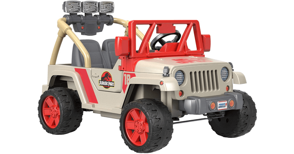 Jurassic World Power Wheels Jeep Wrangler Only $ Shipped (Regularly  $320)