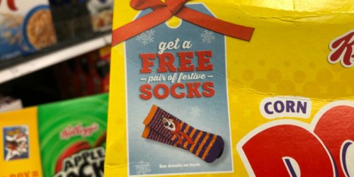 Free Festive Socks w/ Kellogg’s Cereal Purchase