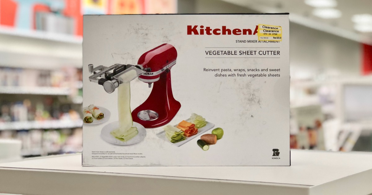 KitchenAid Vegetable Sheet Cutter Attachment Possibly Just $29.98 at Target  (Regularly $100)