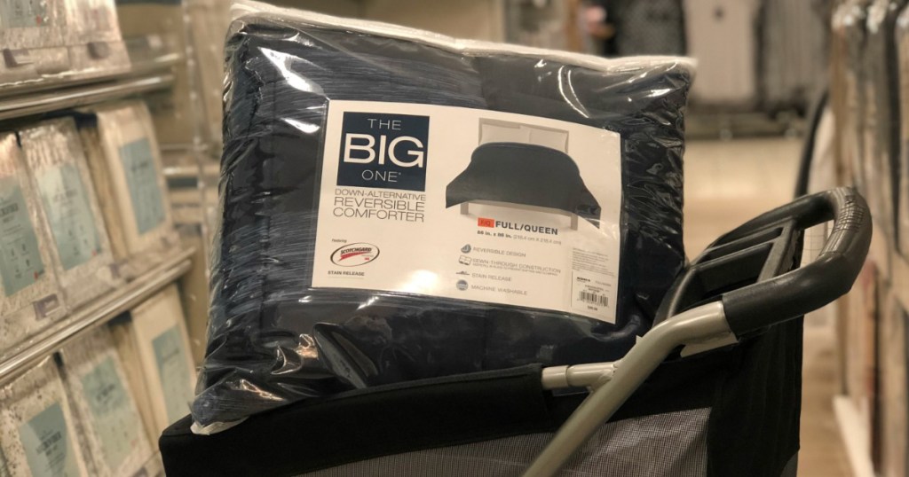 the big one comforter in cart