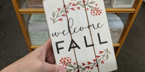 Cute Fall Signs Only $3.19 at Kohl’s (Regularly $10)