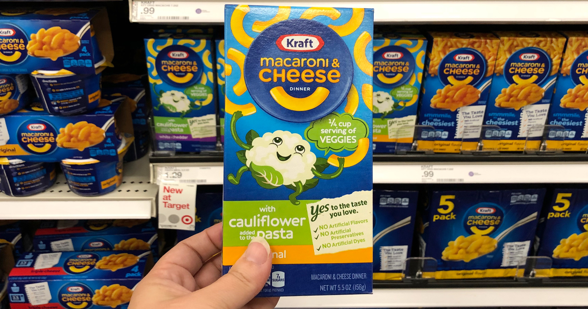 Kraft Macaroni & Cheese w/ Cauliflower Only 53¢ After Cash Back (Just