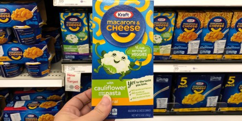 Kraft Macaroni & Cheese w/ Cauliflower Only 53¢ After Cash Back (Just Use Your Phone)