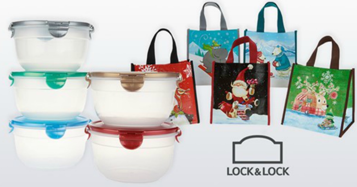 lock and lock christmas bags