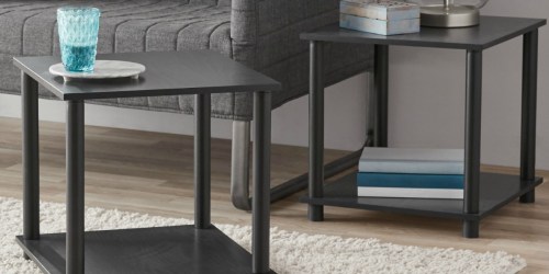 Mainstays End Table 2-Pack Just $12 at Walmart.com (Only $6 Each)