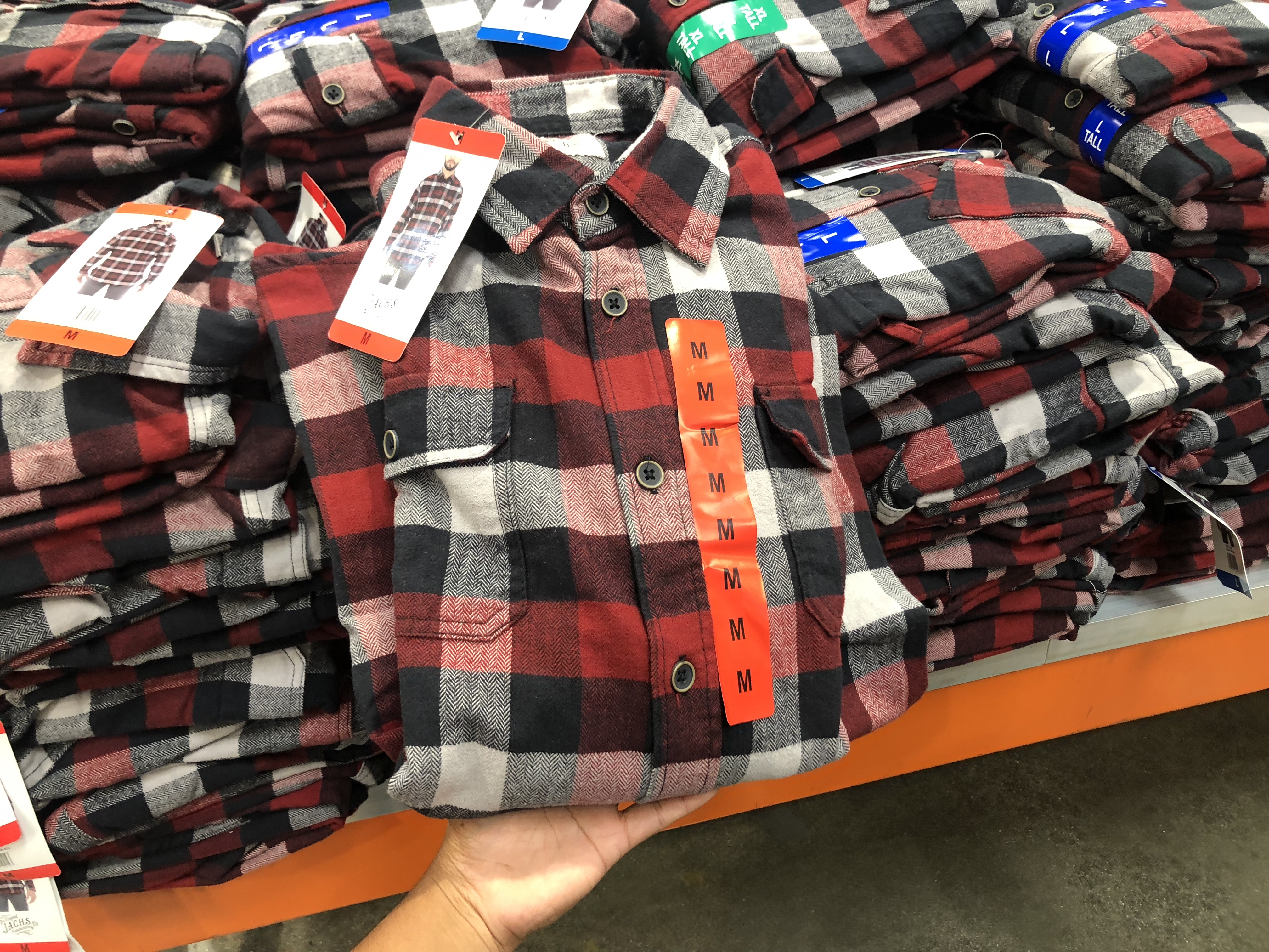 Costco deals October 2018 – Men's flannel shirts at Costco
