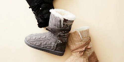 Women’s Muk Luks Boots Only $19.79 (Regularly $79) at Zuiliy