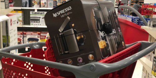 50% Off Nespresso Vertuo Plus Espresso Machine w/ Free Target Store Pickup