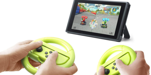 AmazonBasics Nintendo Switch 2-Pack Steering Wheels Only $2.81 (Ships w/ $25 Order)