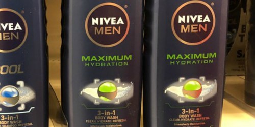 Nivea Men Body Wash 3-Pack Only $7.90 Shipped (Just $2.63 Each)