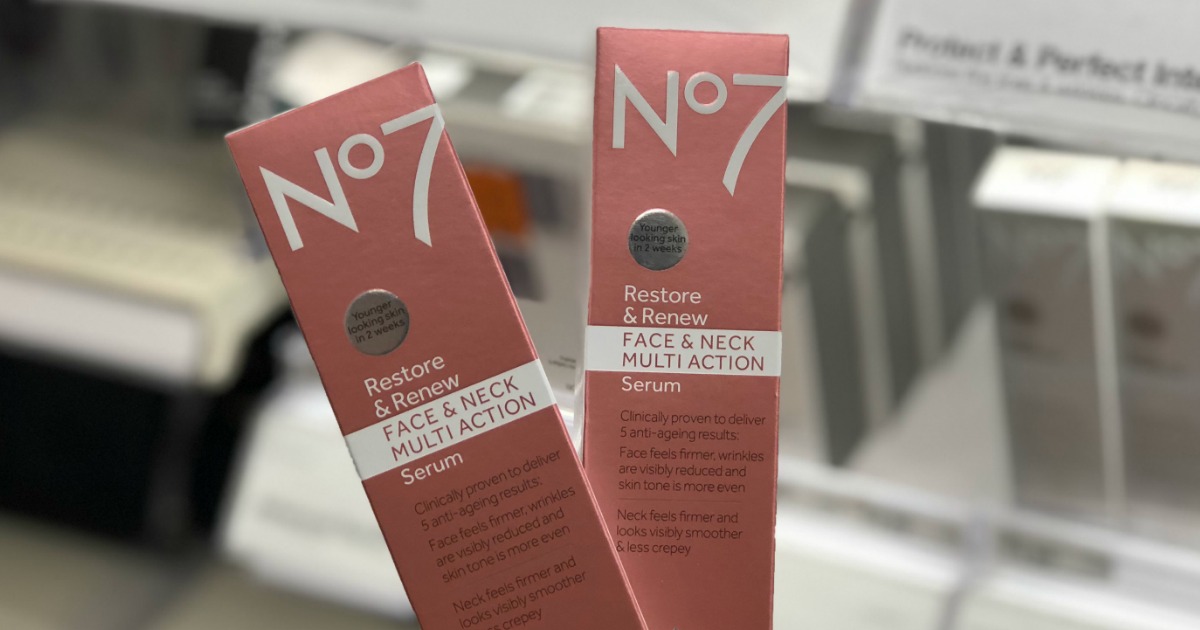 two no7 restore & renew serums