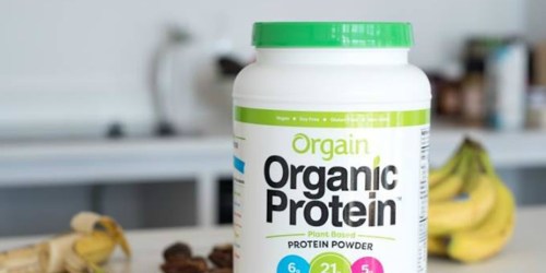 Amazon: Orgain Organic Vanilla Bean Protein Powder 2lb Container Only $16.57 Shipped