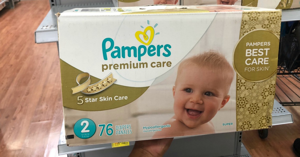 Pampers Box Diapers 76Count as Low as 15 at Walmart
