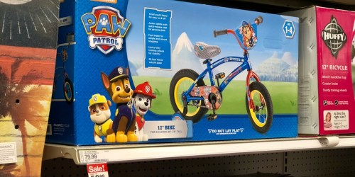 Kids 12″ Paw Patrol Bike as Low as $42.74 Shipped (Regularly $80) at Target