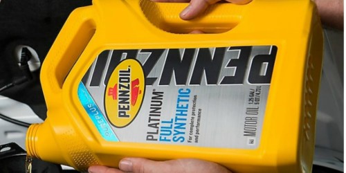 5 Quarts Pennzoil Motor Oil + Extended Life Oil Filter Only $12.99 After AutoZone Mail-In Rebates