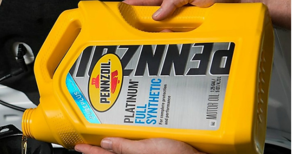 Pennzoil Motor Oil 5 Quart Jug Only 12 68 After Mail In Rebate At 