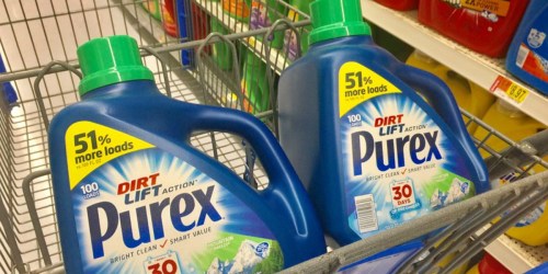 Two HUGE Bottles of Purex Laundry Detergent Only $7.94 After Cash Back at Walmart