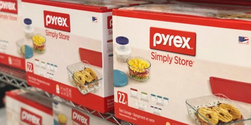 Pyrex 22-Piece Glass Food Storage Container Set Only $17.49 at Macy’s (Awesome Reviews)