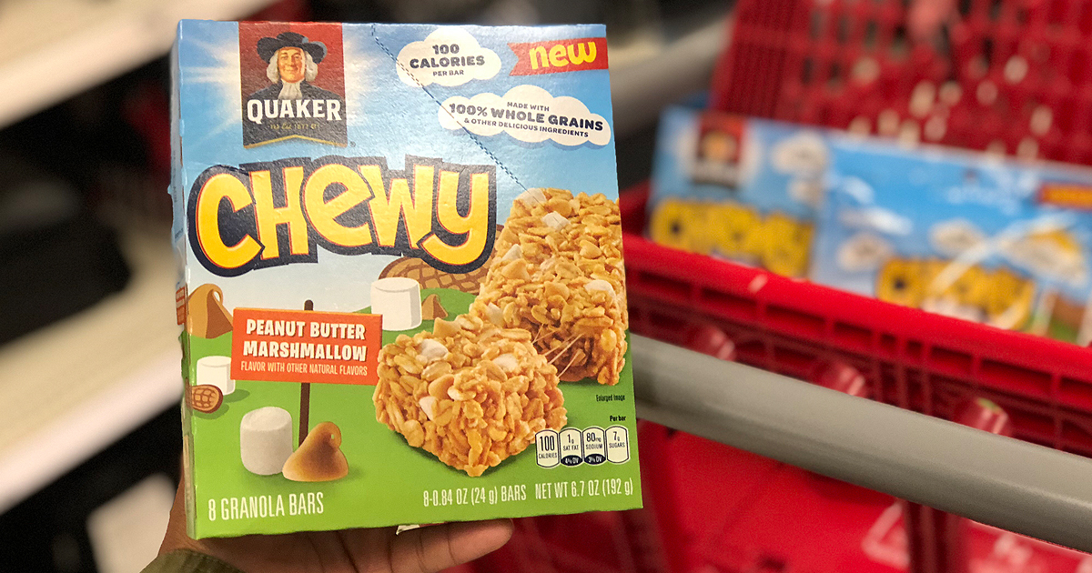 Quaker Chewy Granola Bars 8-Count Box Only $1.13 Each at Target ...