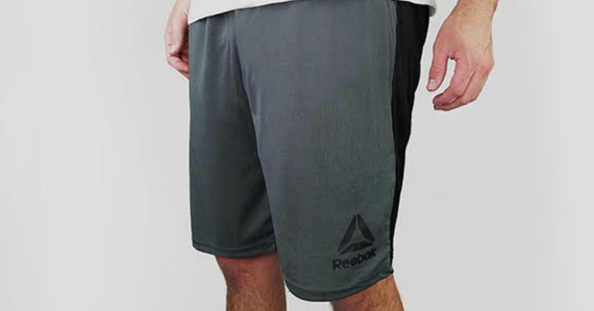 reebok grey shorts