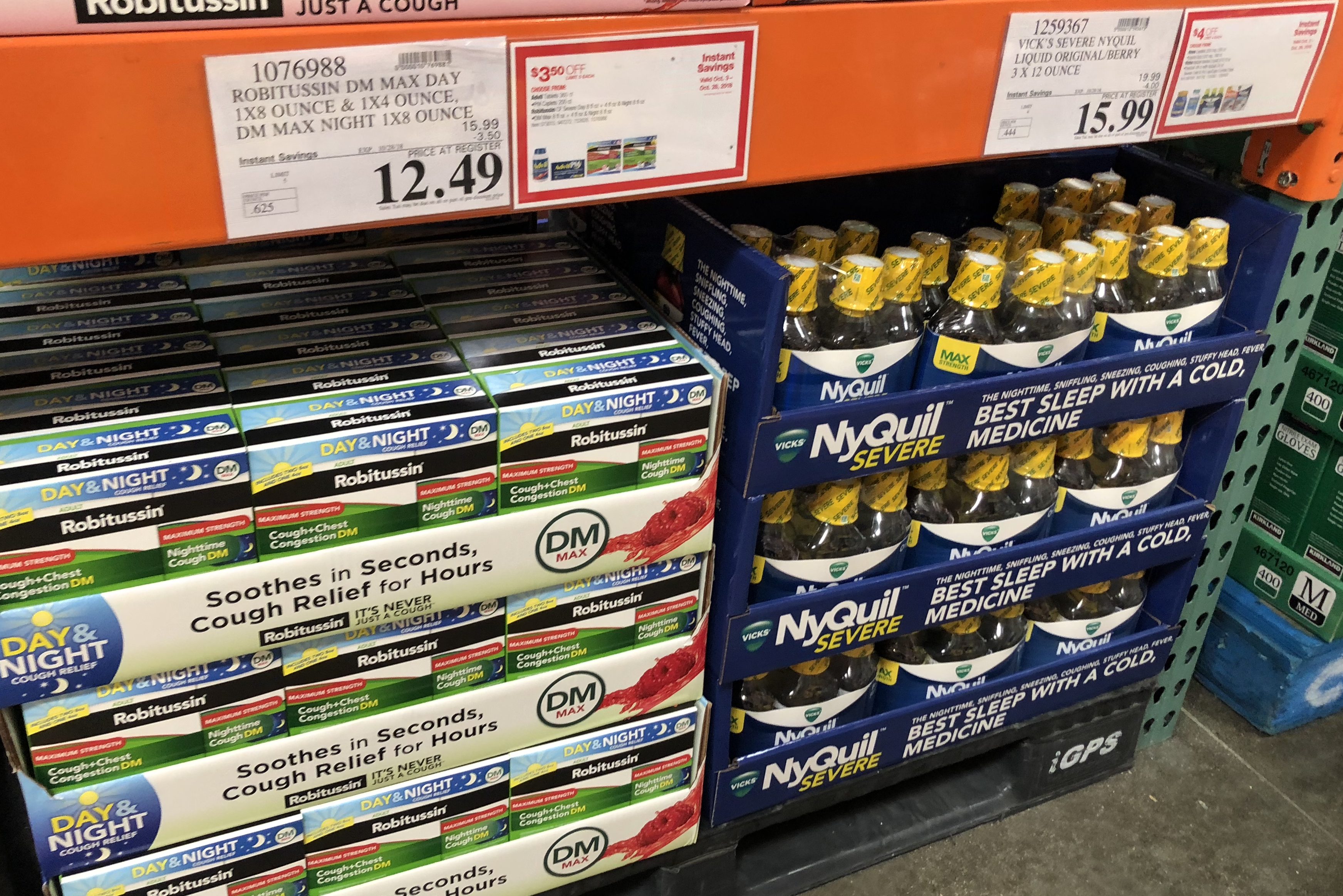 Costco deals October 2018 – Robitussin and Nyquil at Costco