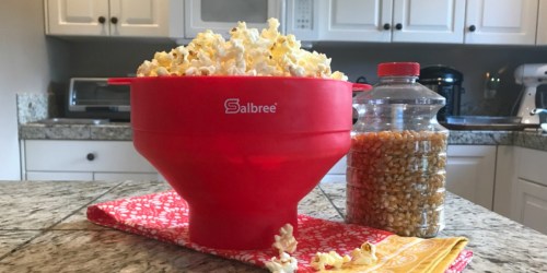 Amazon Lightning Deal: Salbree Microwave Popcorn Popper Only $10.96 (Awesome Reviews)